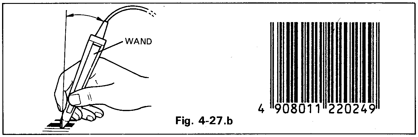 Fig. 4.27.b - Wand and Barcode example