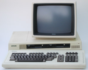 QX-10 with US ASCII keyboard