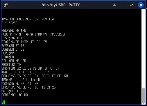 Monitor startup screen